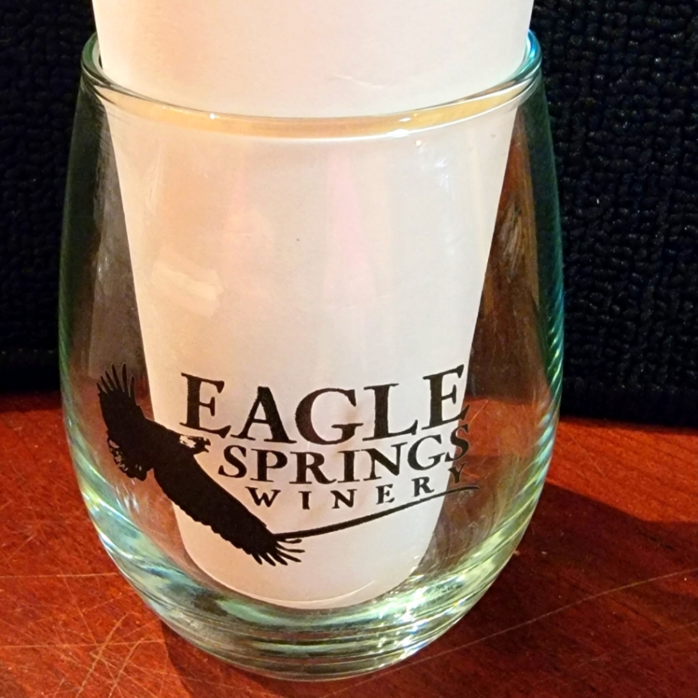 Vintage Smokey Mountains, TN, small Eagle Springs Winery Souvenir glass